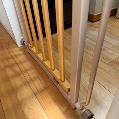 木製　ベビーゲート　ペットゲート　ナチュラルの画像