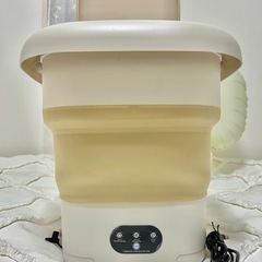 【新品未使用】ポータブル折りたたみ式洗濯機の画像