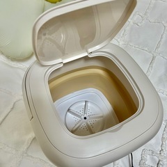 【新品未使用】ポータブル折りたたみ式洗濯機の画像