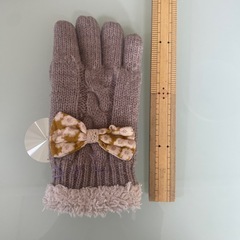 ネックウォーマーと手袋の画像