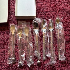 新品　未使用　スプーン　バターナイフ　大阪尚美堂
　の画像