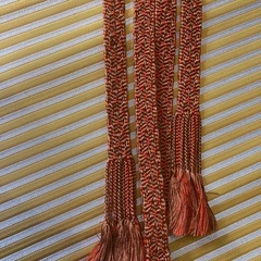 正絹　蛸足、帯締めいかがでしようか。らの画像