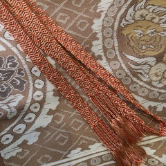 正絹　蛸足、帯締めいかがでしようか。らの画像