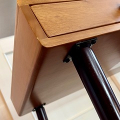 【美品】弘益 センターテーブル ココア テーブル 木製 KOKOA-T ブラウン W800×D400×H380 ㎜の画像