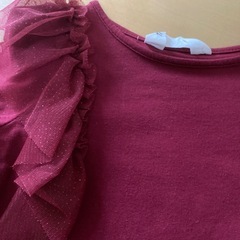 H&M　フリル付きセットアップ　キッズワンピースの画像