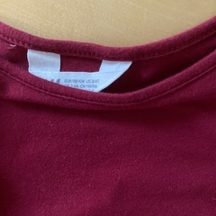 H&M　フリル付きセットアップ　キッズワンピースの画像