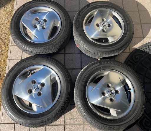 ⭐️ HONDAホンダバモス純正アルミホイールセット中古品 (キミ) 常陸