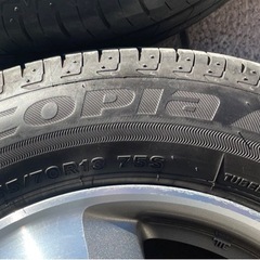 ⭐️ HONDAホンダバモス純正アルミホイールBSエコピアセット中古品⭐️⭐️の画像