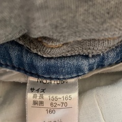 ハーフパンツ　160  デニムの画像