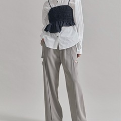 【UNITEDTOKYO】マーベルトサイドホールパンツ　グレーの画像