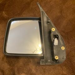 美品 エブリーワゴン ABA-DA64W PZターボ 純正パールホワイト左 ドアミラーの画像