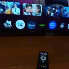 42型スマートテレビ2024年型　左上部に液晶割れありの画像