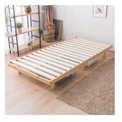 ニトリベッドフレーム　セミシングル クイーンサイズの画像