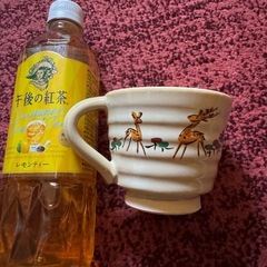 新品　未使用　鹿　コーヒーカップの画像
