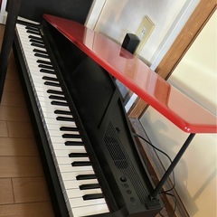 【美品】ミニ電子ピアノ ほぼ未使用 ピアノカバー付き 手渡しのみ対応の画像