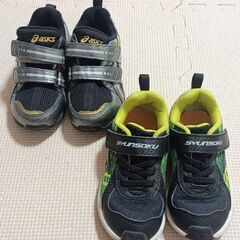 16cm　キッズ　asics　瞬足　スニーカー　ブーツ　4足の画像