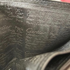 Cartier カルティエ 二つ折り財布 レザーの画像