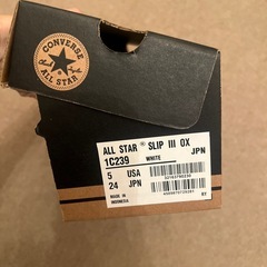 【新品未使用】コンバース、スリッポンの画像