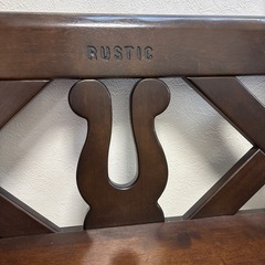 🌟【中古品】 カリモク　RUSTIC 長椅子　の画像