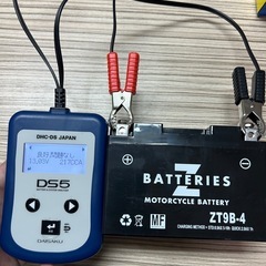 オートバイバッテリー　9B-4の画像