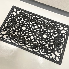 北欧調 泥落としマット ドアマット ラバーマット屋外型玄関マットの画像