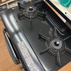 ☆ドリーム荒牧店☆ジモティー割引有☆【クリーニング済み】リンナイ/都市ガステーブル/KG35NBK/2024年製の画像