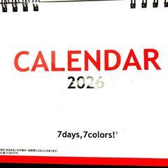 【2026年】セブンデイズセブンカラーズ　卓上カレンダーの画像