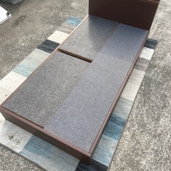 ★引き出し付き★リーベット シングル サイズ マットレス フレーム　セット★の画像