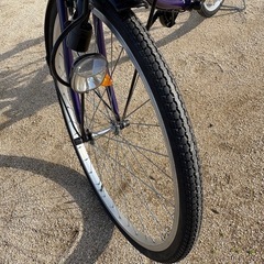 パープルカラー・シンプル・ママチャリ(26㌅)個人配達致します。お引き取りでも可の画像