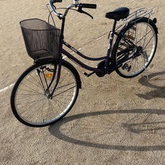 パープルカラー・シンプル・ママチャリ(26㌅)個人配達致します。お引き取りでも可の画像