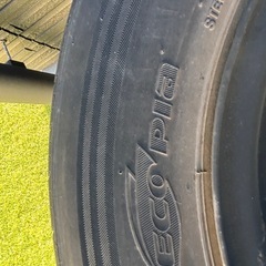 ハイエース　純正ホイール　タイヤ付き　車検用にの画像