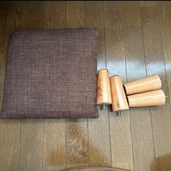 ソファ　ソファー　ブラウン　2人掛け　シンプルの画像