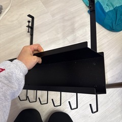 デスク下ケーブル&ルーター収納ラック スマート山崎実業の画像