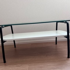 ニトリ　ガラステーブルの画像