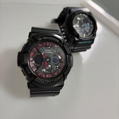 G-SHOCK黒×赤、青セットの画像