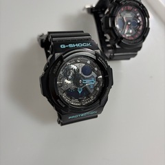 G-SHOCK黒×赤、青セットの画像
