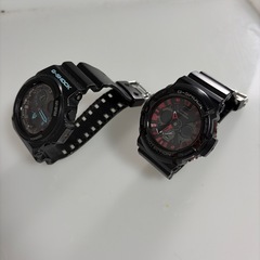G-SHOCK黒×赤、青セットの画像