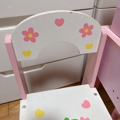 子供用　おもちゃ　化粧台　ドレッサー　ピンク　かわいいの画像