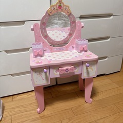 子供用　おもちゃ　化粧台　ドレッサー　ピンク　かわいいの画像