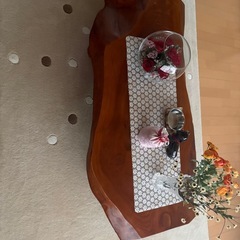 最終値下げ！けやきテーブルの画像