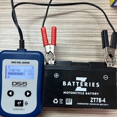 オートバイバッテリー　7B-4の画像