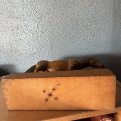 レトロな馬のオブジェ（右耳欠け）の画像