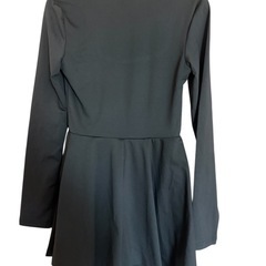 SHEIN ブラック フレアチュニック Petite XXSの画像