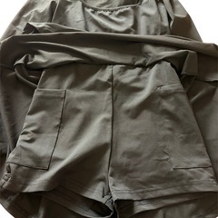 SHEIN ブラック フレアチュニック Petite XXSの画像