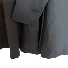 SHEIN ブラック フレアチュニック Petite XXSの画像