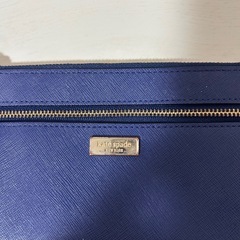 kate spade ポーチ／リストレット ネイビーの画像