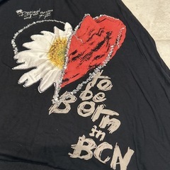 Desigual 半袖ひざ丈ワンピース 黒　Sの画像