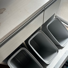 レンジ台　ゴミ箱収納付きの画像
