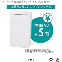 アイリスオーヤマ 除湿機　2023年高年式　 衣類乾燥 除湿器 コンプレッサー式 強力 タイマー付 静音設計の画像