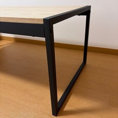 アイリスオーヤマ スチールフレームセンターテーブル ソファーテーブルの画像